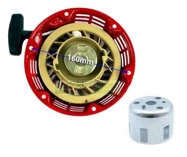 rekylstarter + kop til Honda motor 5,5-6,5 HK GX120 GX140 GX160 GX200