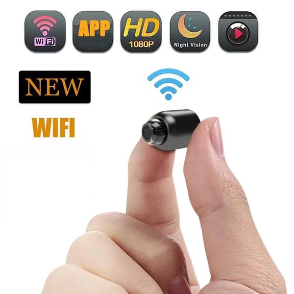 Mini WiFi Fjärrstyrd / Rörelseaktiverad Spion Kamera Spionkamera