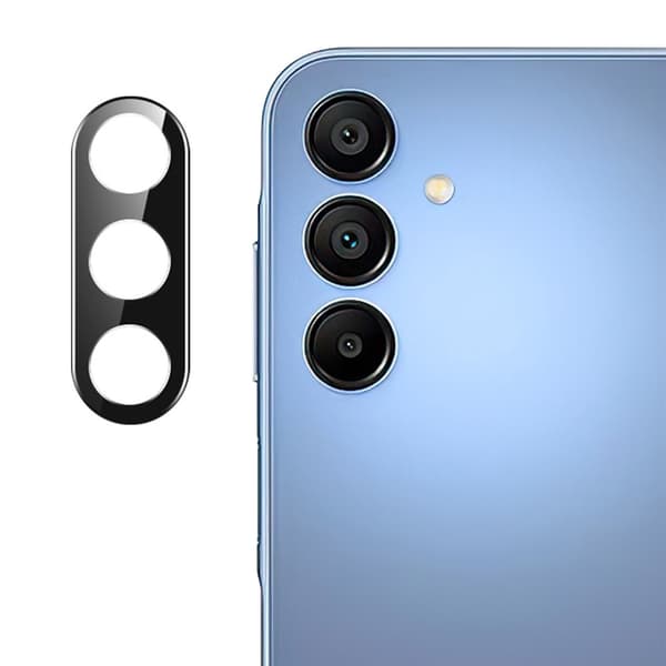SKALO Samsung Galaxy A57 5G 3D -panssarilasit kameroille - Musta
