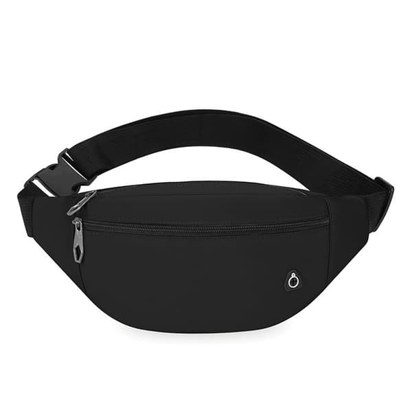 SKALO Unisex crossbodytaske til mobil i Oxfordstof - Sort