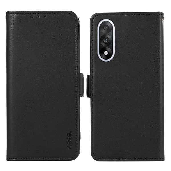 SKALO OnePlus Nord 5 ABEEL PU-Läder Plånboksfodral - Svart