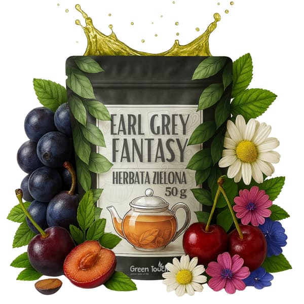 Vihreä tee EARL GREY FANTASY 50 g BANCHA kirsikalla ja bergamotilla