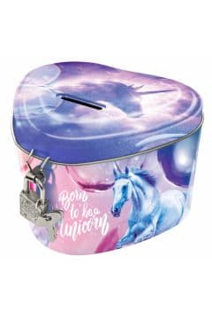 Magic World Sparebøsse Hjerte Enhjørning 15 cm: Glæden ved at spare