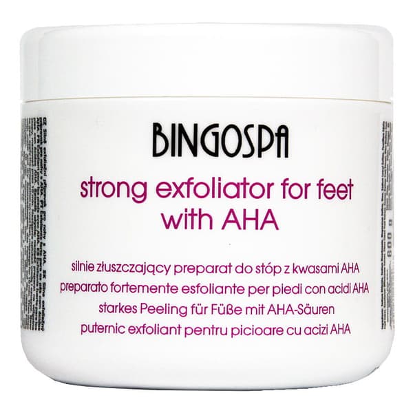 BINGOSPA, en kraftfull exfolierande preparat med AHA-syror