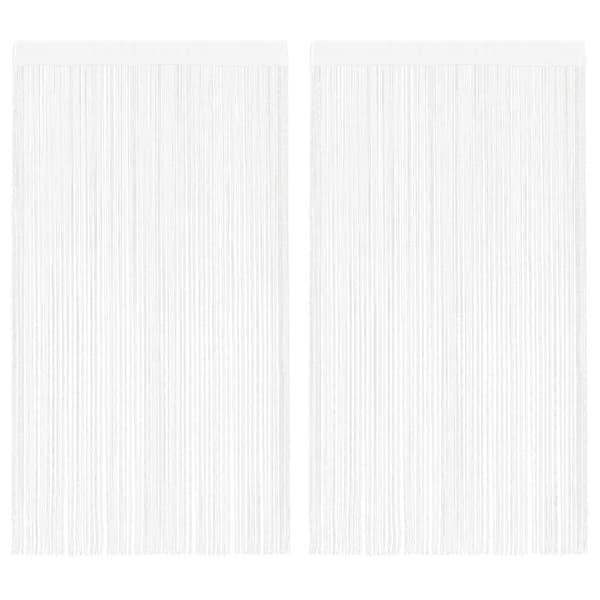 vidaXL snorgardiner, 2-pak, 140 x 250 cm, hvid