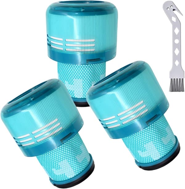 3x HEPA-FILTER FÖR DYSON V15 SV22 V11 SV14 DAMMSUGARE DY-970013-02 TVÄTTBAR