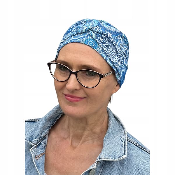 Turban Sara wek-307 flæsehue til hovedet, også efter kemoterapi