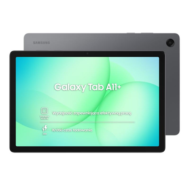 Surfplatta Samsung Galaxy Tab A11+ 5G, 11 tum, 8 GB RAM, 256 GB, Grå