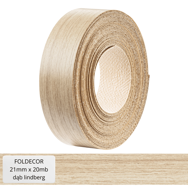 Reunaliista tammi lindberg melamiini kuumaliimalla 21 mm (20 m)