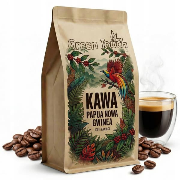Kaffebønner Papua Ny Guinea 100% arabica 1 kg Specialitet Uden bitterhed