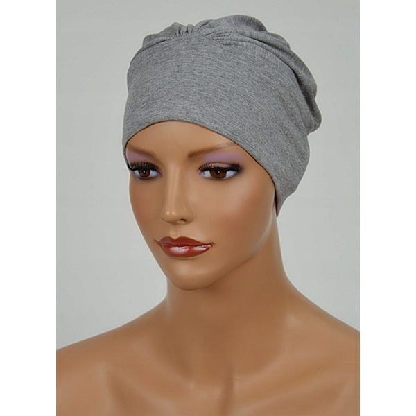 Jasmina Turban, metall, volangmössa, utan mönster, även efter cellgiftsbehandling