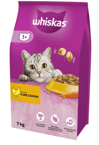 Whiskas Adult kyckling, grönsaker 7 kg