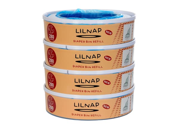 Lilnap Refill til Angelcare Captiva, Angelcare Classic New Improved - 4-pakning (N)