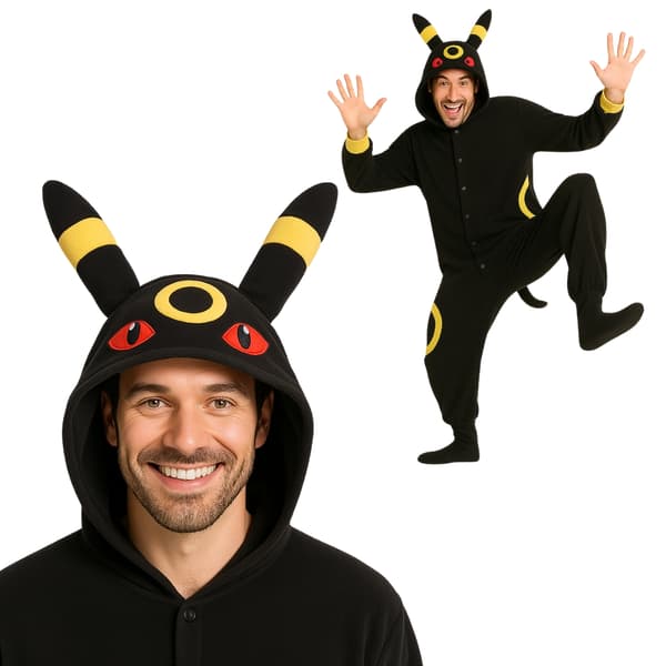 Kigurumi-pyjamasdräkt Pokémon Umbreon XXL: 185 - 195 cm