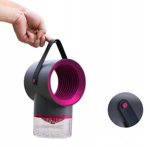 Stor insektsdödande lampa för myggor och flugor, effektiv elektrisk fälla, vit