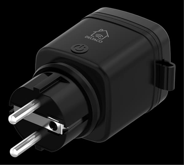 Deltaco Smart Home-strömbrytare för utomhusbruk 2,4 GHz, 13 A, 220–240 V