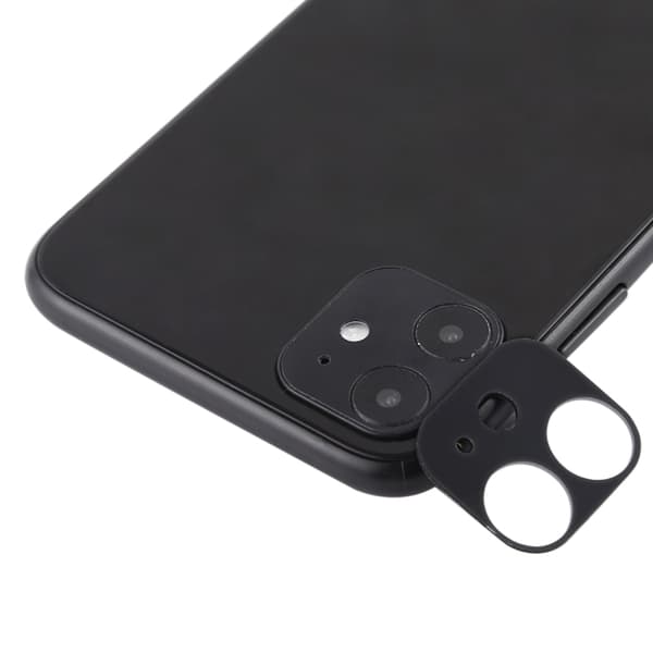 iPhone 11 TPE Takakameran linssin suojakalvo, musta