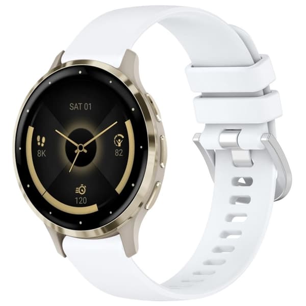 Garmin Venu 3S Silikon Klockarmband - Vit