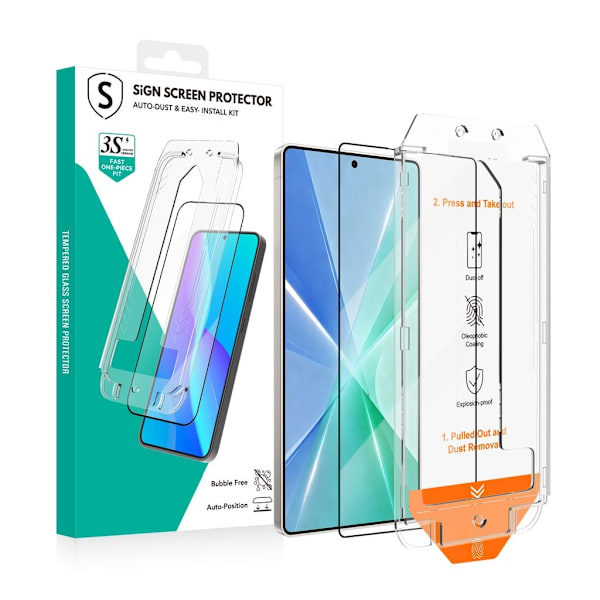 SiGN Skärmskydd Samsung Galaxy S26 Ultra – EZ Applicering med dammfri applikator