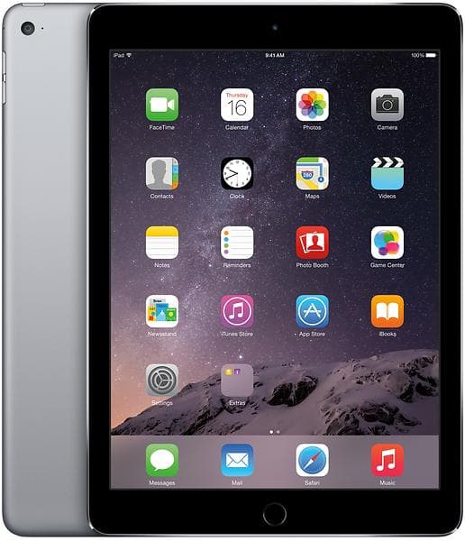 iPad Air 2 16GB - 1 År Garanti Begagnad i Nyskick - Svart
