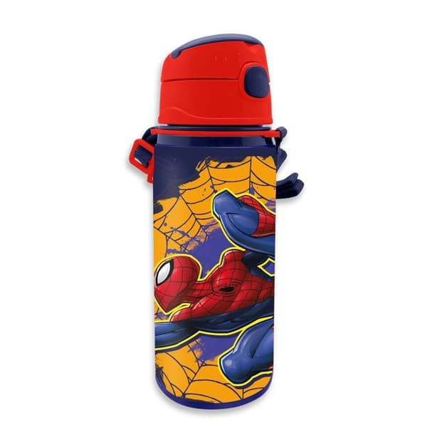 Spiderman Web-Slinger aluminiumflaska med klämma 600 ml