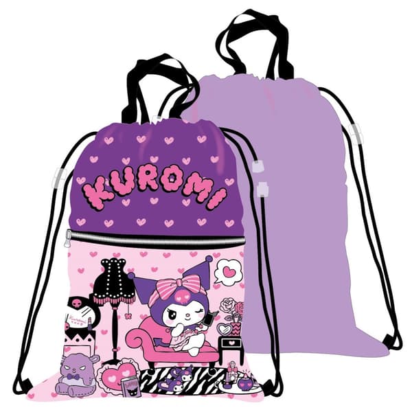 Hello Kitty Kuromi Deluxe sportväska, gymväska 45 cm