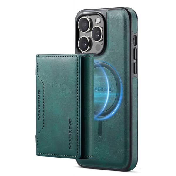 DG-Ming Magking K2 2i1 fodral till Apple iPhone 14 Pro - Petrol
