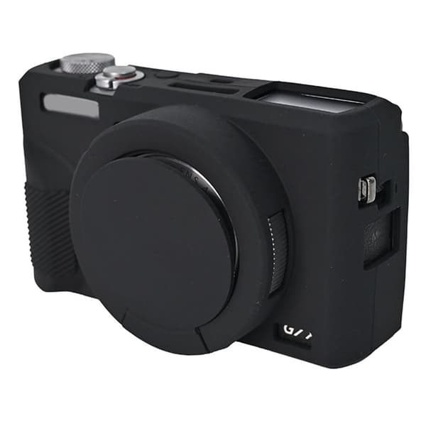 Canon G7 X Mark III Skyddsfodral Dammtätt kameraskydd i silikon - Svart