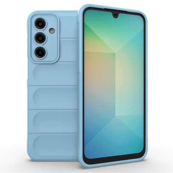 Blødt grebsformet Samsung Galaxy A26 cover - Babyblå