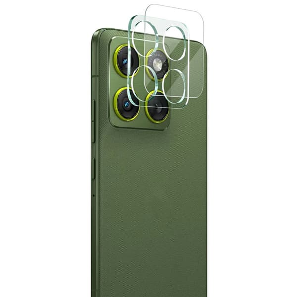 IMAK Motorola Edge 70 kamerabeskytter i glas med akryl linsehætte