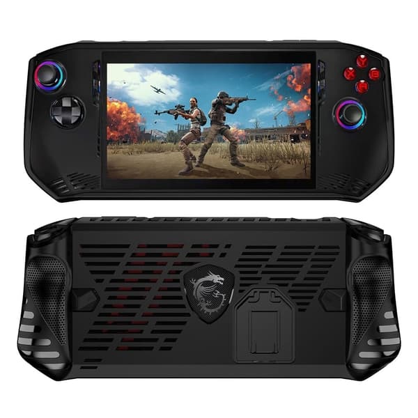 MSI Claw Flexibelt fodral Handhållen spelkonsol Skyddsfodral med kickstand
