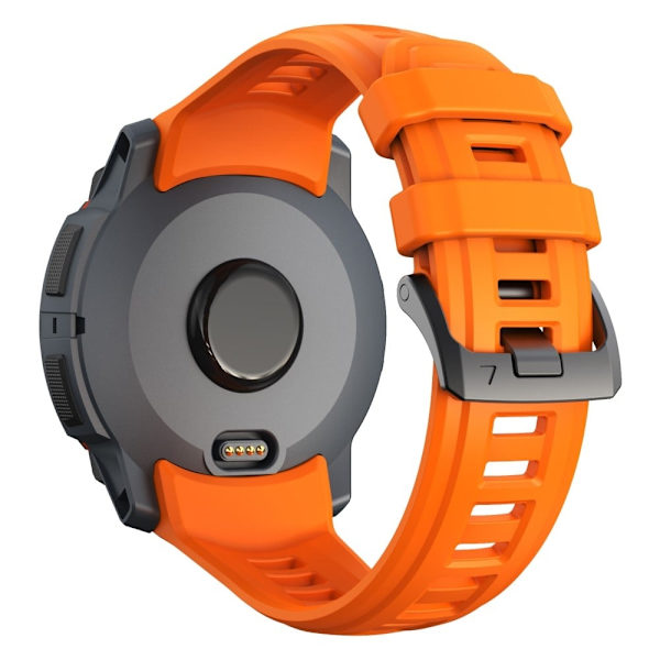 Garmin Instinct 3 AMOLED 50 mm / Instinct 3 Solar 50 mm smartklockarmband Andningsbart sportarmband i silikon - Orange