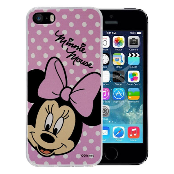 Minnie Mouse #8 iPhone SE / 5 / 5S skydd - Rosa