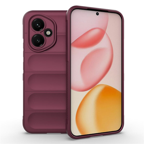 Mjukt greppformat Honor 400 skal - Vinröd