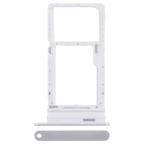 Samsung Galaxy A16 4G A165 OEM SIM-kort och SD-kortshållare Ersättningsdel (utan logotyp) - Silver