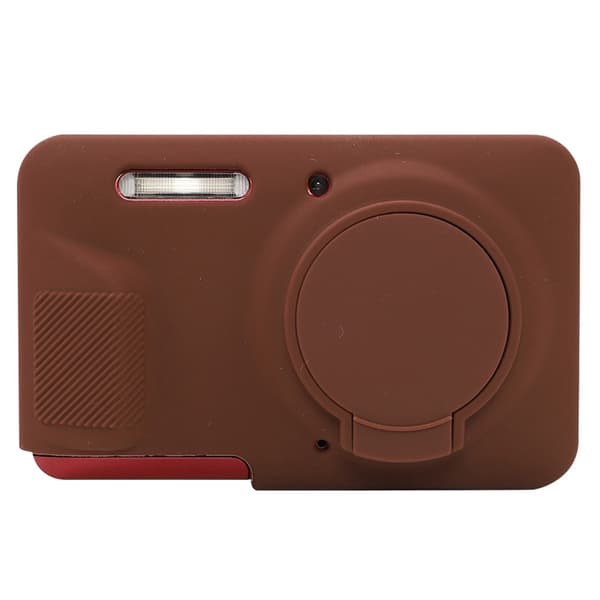 KODAK PIXPRO FZ55 kamerataske Silikonebeskyttelsescover med stødabsorberende og vaskbart - Kaffe