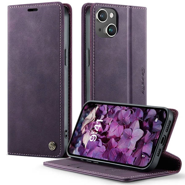 CaseMe vintage iPhone 13 fodral - Lila