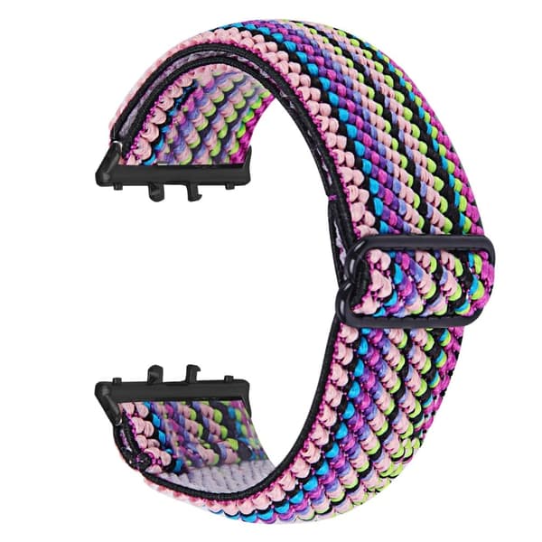 Samsung Galaxy Fit3 SM-R390 Elastiskt Armband Mönster Design Klockarmband (Svart Spänne) - 9