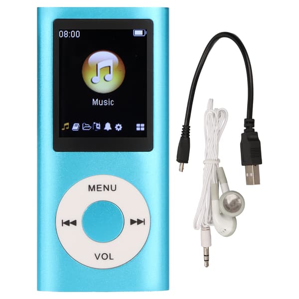 MP3-soitin Tyylikäs Monitoiminen Häviötön Ääni Ohut 1,8 tuuman LCD-näyttö Kannettava MP3-musiikkisoitin