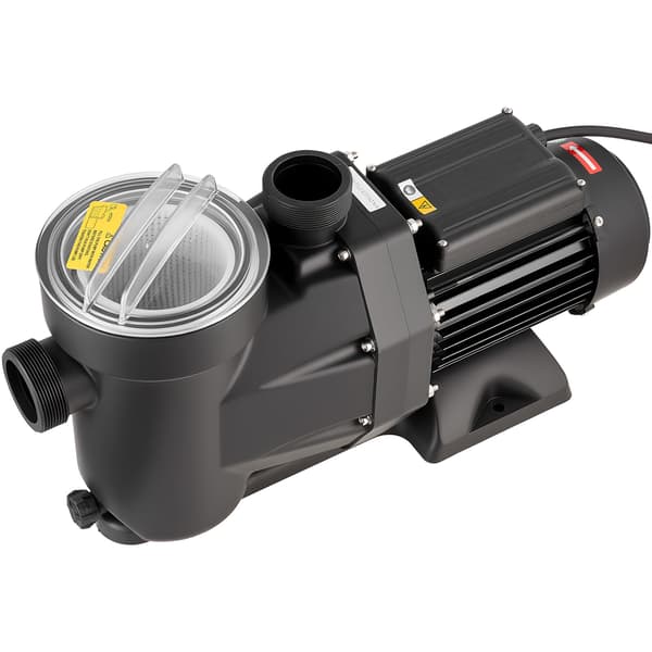 Poolpump, 1300W 28800 L/H enkel hastighet med timer och filterkorg