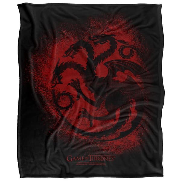Game Of Thrones Targaryen Outline Mjuk Filt