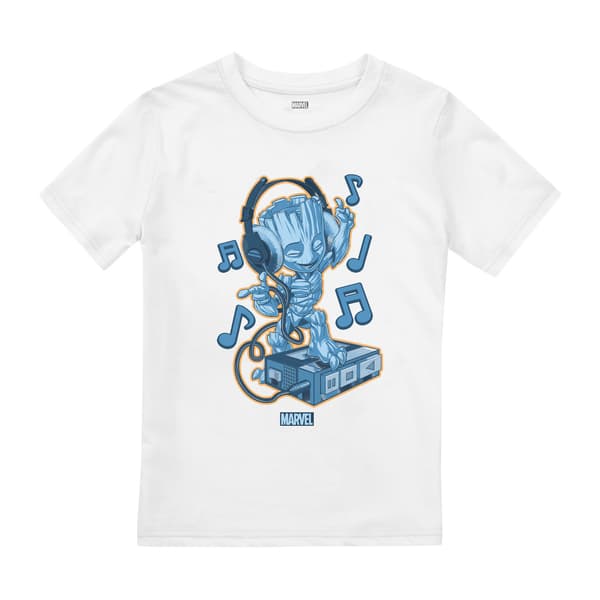 Marvel Comics Barn/Kids Baby Groot Hörlurar T-shirt