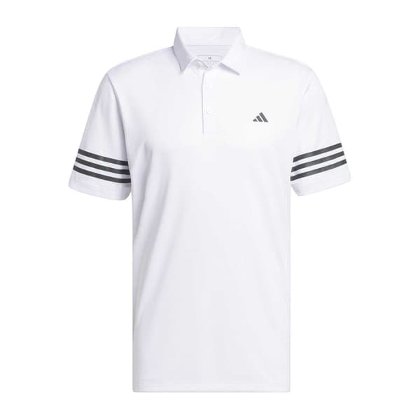 Adidas Mens Striped Regular Polo Shirt