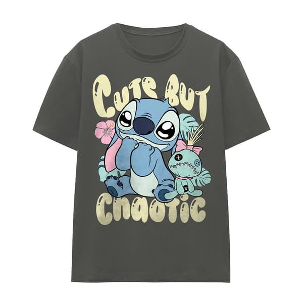 Lilo & Stitch Dam/Dam Söt men Kaotisk Klassisk T-shirt