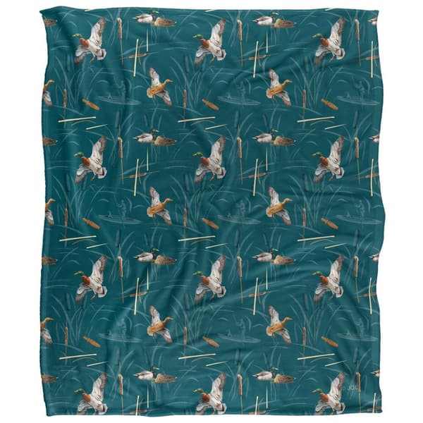 JQ Licensing Bs-Jp Silky Ducks Hunting Supersoft Blanket