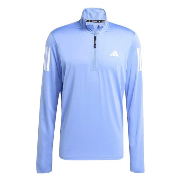 Adidas Mens Own The Run Half Zip Running T-Shirt