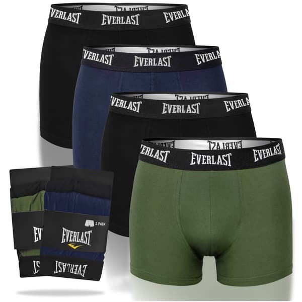 EVERLAST kalsonger herr boxershorts, 4 pack bomull stretch fargmix L