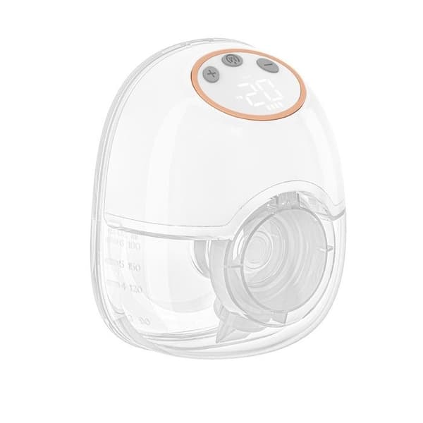 Bärbar bröstpump, handsfree elektrisk bröstpump, supertyst, bekväm bröstmjölkuppsamling med 24 flänsar