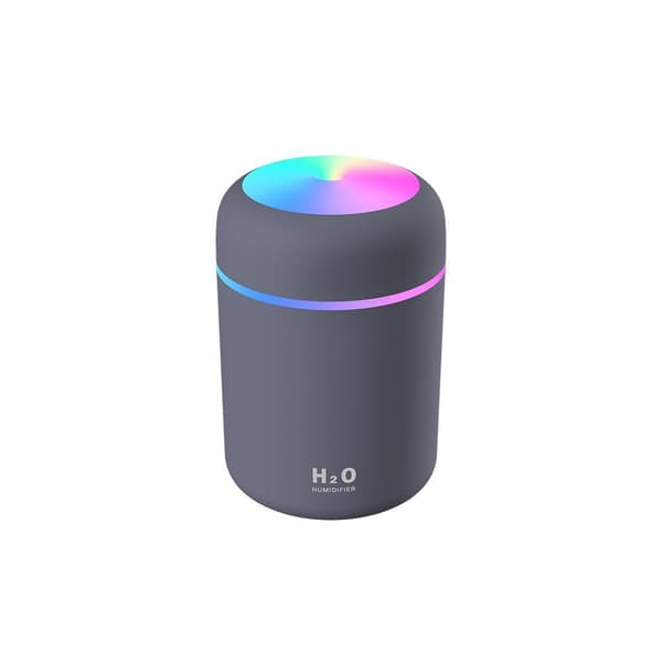 H2O luftfuktare/befuktare med LED-ljus (finns i flera färger)