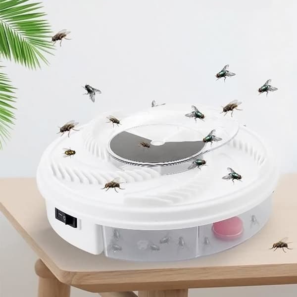 Elektrisk flugfälla för insekter, insektsavvisande, skadedjursavvisande, roterande, icke-giftig med fångst av A188